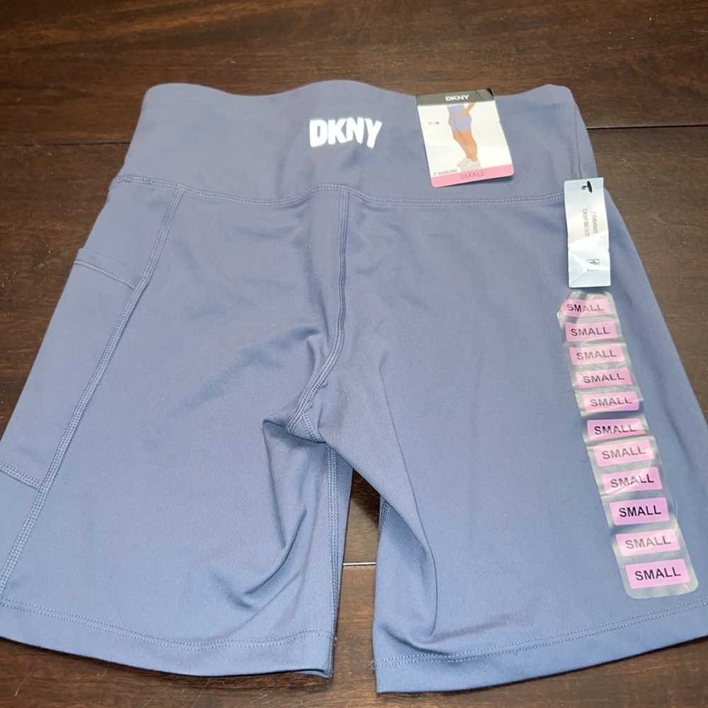 DKNY Women's Light blue Bike Shorts.  Size s.  New